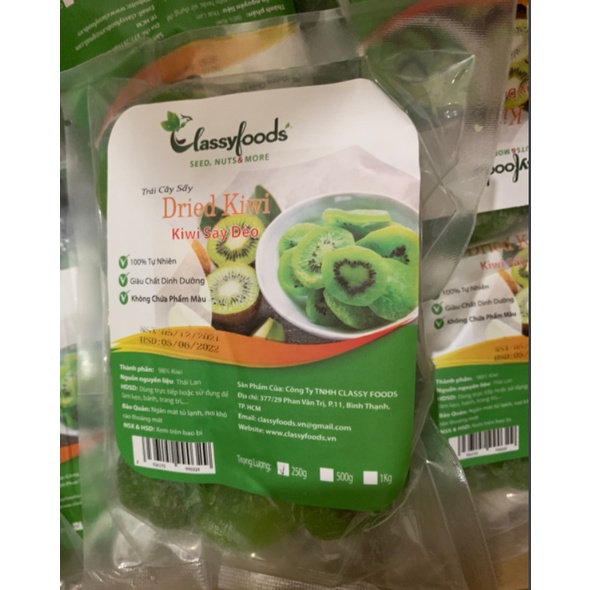 Kiwi Sấy Dẻo - 250g