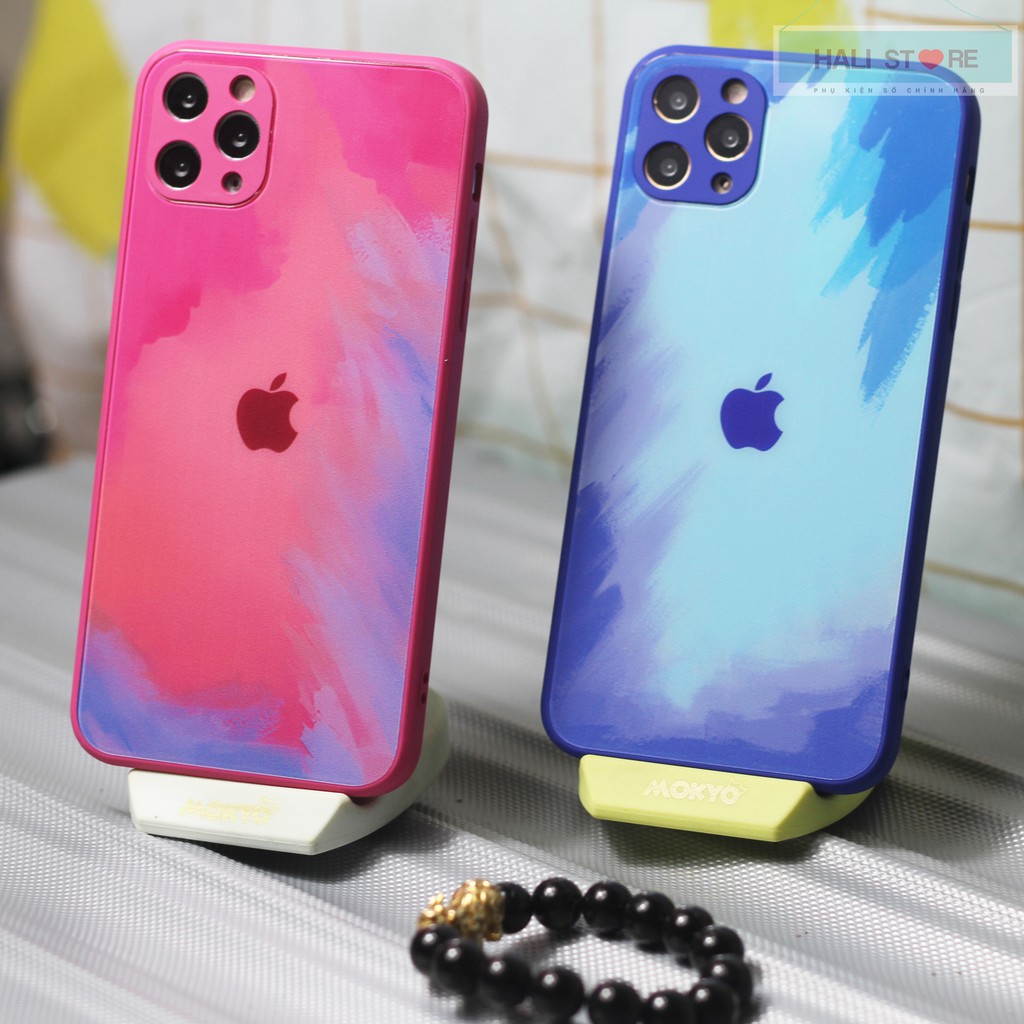 [Ốp Loang] Ốp lưng iphone mặt kính cường lực 6/6plus/6s/6s plus/7/7plus/8/8plus/x/xr/xs max/11/11 promax/12/12 promax