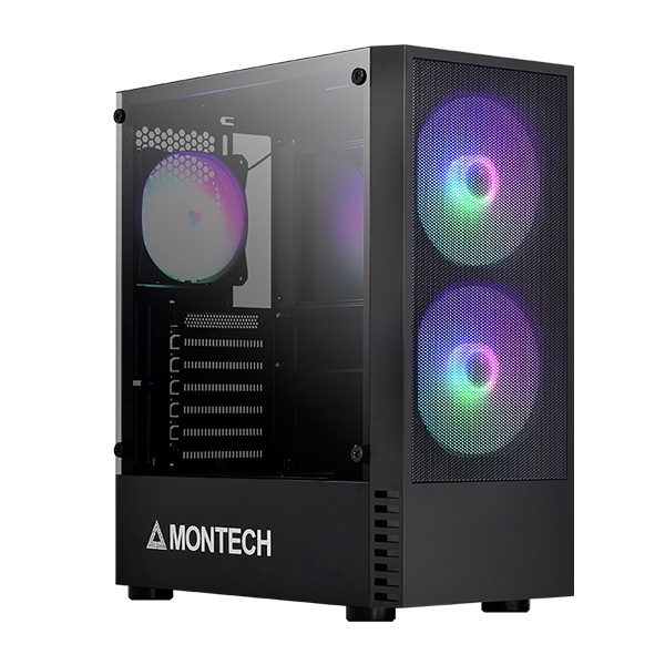 Vỏ Case MONTECH X2 MESH BLACK (TẶNG 3 FAN LED)