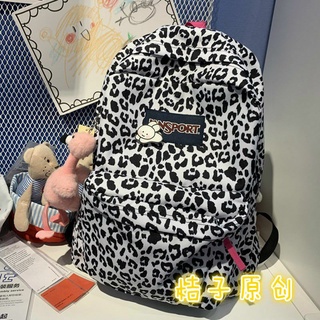 Balo chấm bò sữa ulzzang đi học xinh xắn đáng yêu