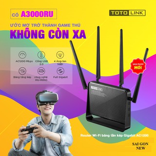 Router - Bộ phát wifi Totolink A3000RU
