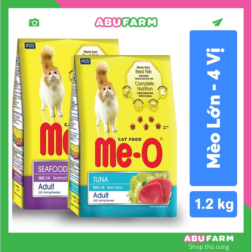 Thức ăn hạt cho mèo trưởng thành Me-O - 1.2kg