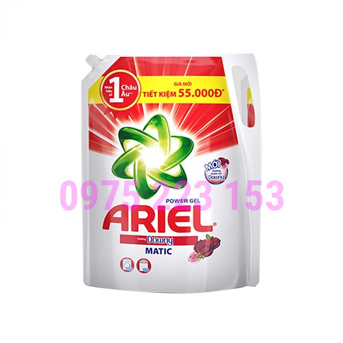 Túi nước giặt khử mùi Ariel Power Gel Hương Downy 2.15kg