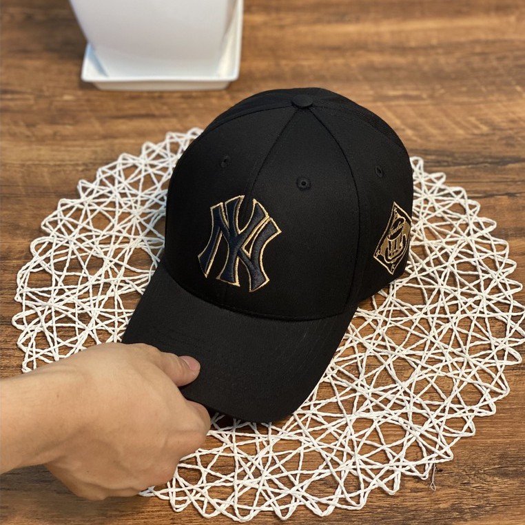 Mũ lưỡi trai, Nón kết xuất khẩu Zeni Store N.Y đen thêu logo cạnh Siêu HOT Freeship, Full Hộp