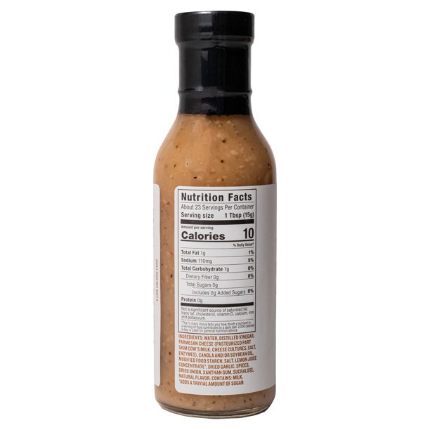 Nước sốt ướp và chấm G Hughes Parm Peppercorn Marinade không đường ít calo - 340ml