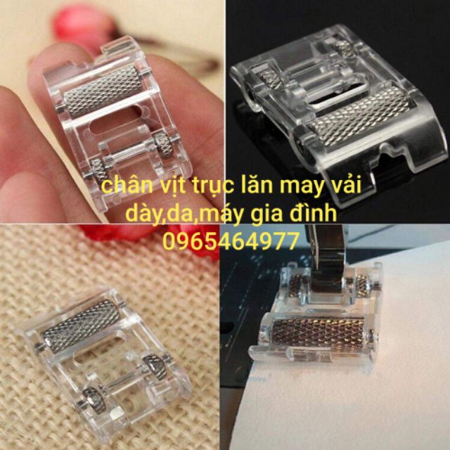 Chân vịt trục lăn may vải dày máy may gia đình