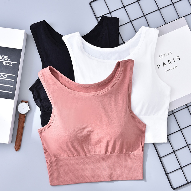 Áo Croptop bigsize - Áo Bra tập yoga - Bra tập gym mặc trong nhà đi chơi dạo biển hot B6666