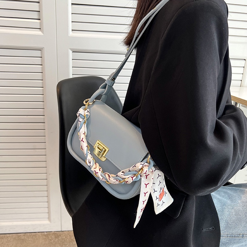 IELGY Túi Đeo Vai Bằng Lụa Thời Trang Hàn Quốc Có Thể Điều Chỉnh Cho Nữ