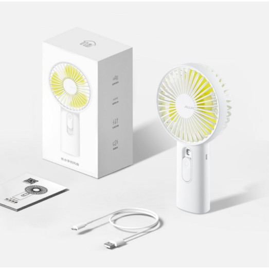Quạt mini cầm tay phun sương tích điện Jisulife F9 Hot 2020, quạt phun sương 2IN1, lực gió siêu mạnh, tạo đổ ẩm cho da | BigBuy360 - bigbuy360.vn