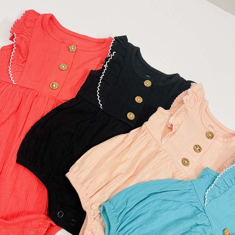 Body chip cánh tiên dễ thương mặc mùa thu cho bé gái chất vải Cotton co giãn thấm hút mồ hôi, size