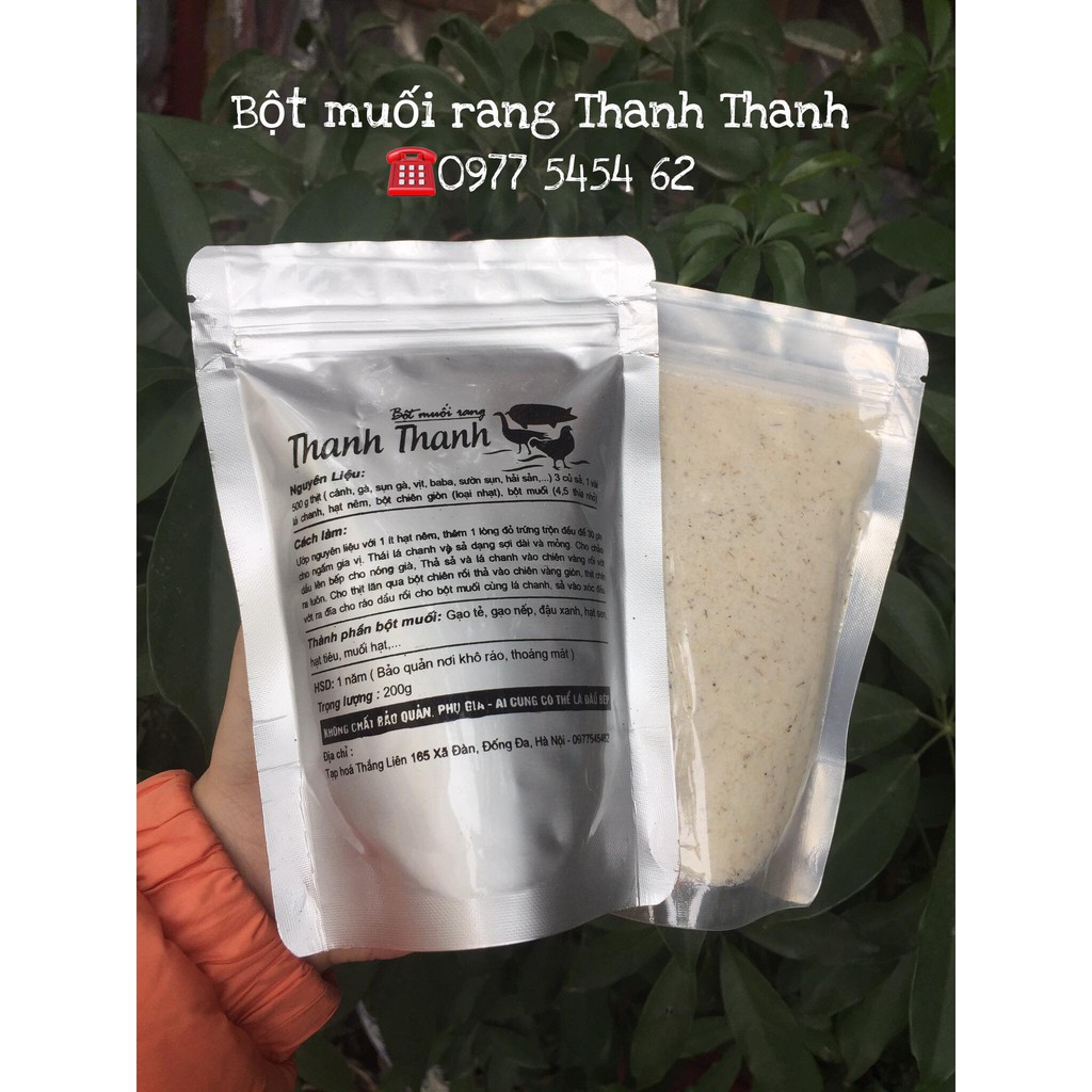 Bột muối rang - Gói 200g