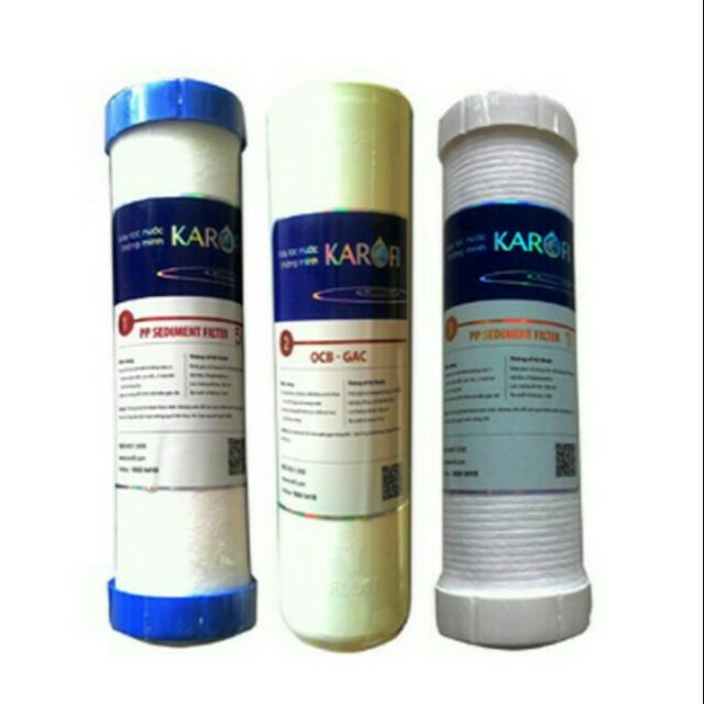 Bộ 3 lõi lọc Nước karofi