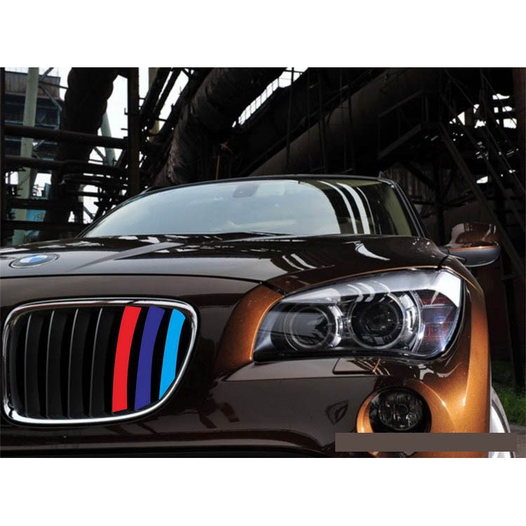 Tem Dải 3 Màu Dán Phong Cách BMW MS-68