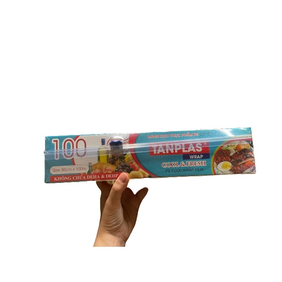 Màng Bọc Thực Phẩm FOOD WRAP P250 ( 30cmx100m) PVC Không Độc Hại, Đảm Bảo  An Toàn Cho Sức Khoẻ