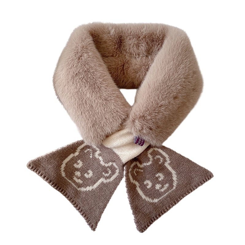 Khăn Choàng Cổ Bằng Vải Bông Dày Dặn Mềm Mại Màu Trơn Chống Gió Giữ Ấm Mùa Đông Cho Bé