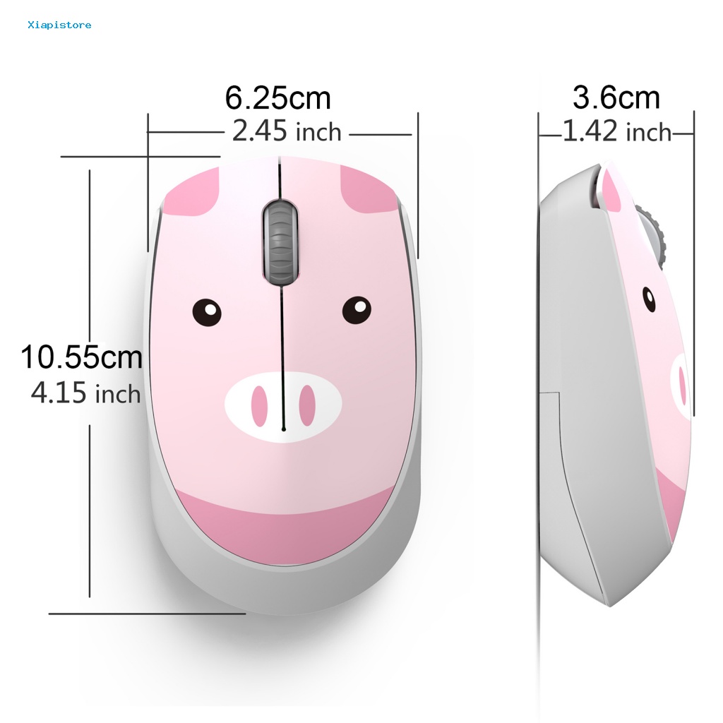 Chuột Bluetooth Hình Động Vật Hoạt Hình Cho Laptop / Máy Tính Bảng