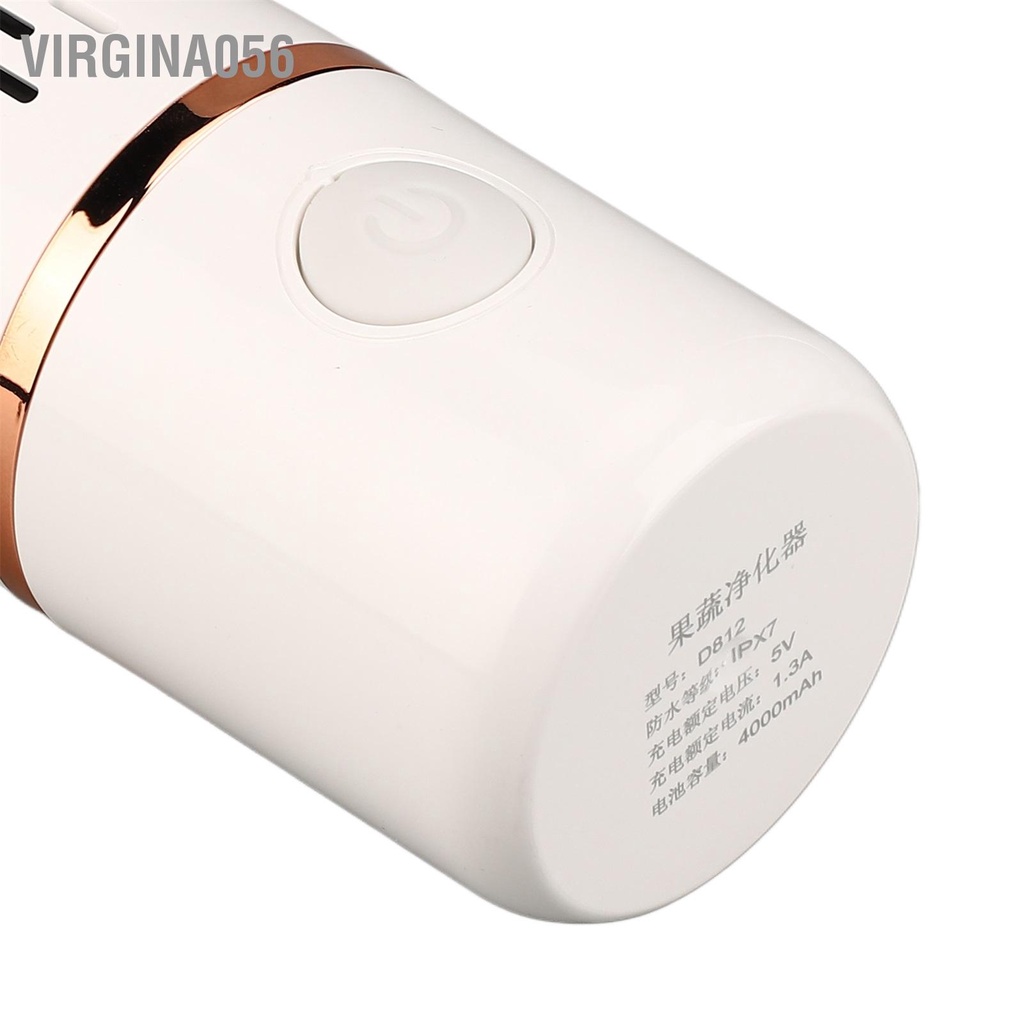Có thể bán buôn Máy rửa rau củ quả đa chức năng Sạc USB không dây tự động lọc trái cây cho nhà bếp Hàng giao ngayVirgina056