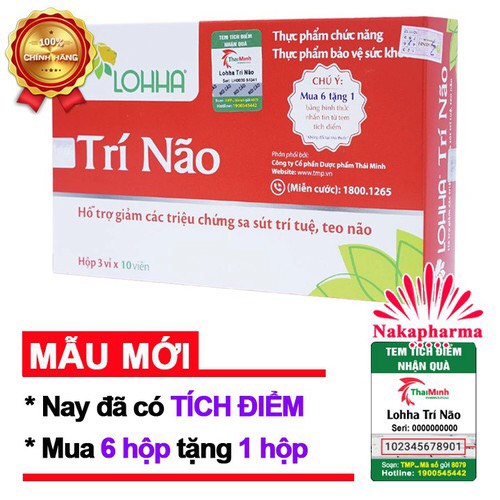 LOHHA TRÍ NÃO/ LOHA TRÍ NÃO - NGỪA SA SÚT TRÍ TUỆ, ALZHEIMER.