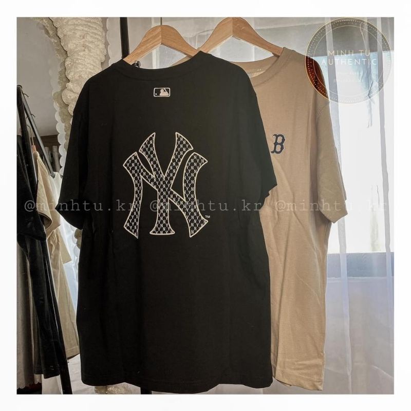 Áo đôi NY basic T shirt MIb áo nam nữ hàng cotton FULL TAG