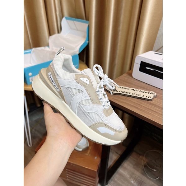 Giày thể thao nữ, sneaker nữ chất đẹp năng động phối viền trẻ trung phong cách