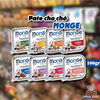 Pate cho chó MONGE đủ vị