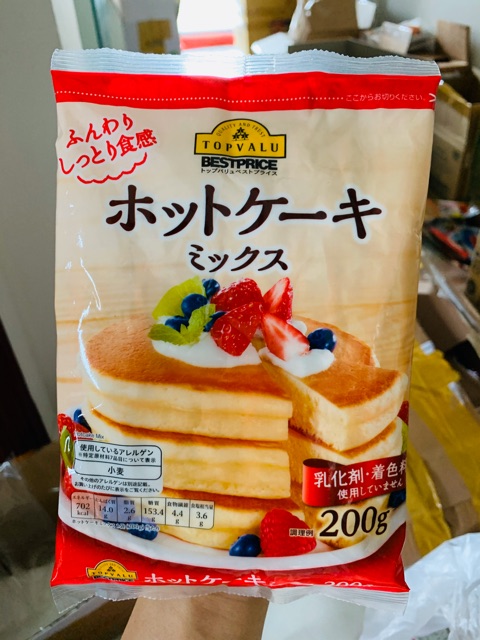 Bột Làm Bánh Hotcake Topvalu Nhật Bản [mẫu mới]