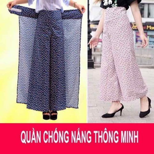 VÁY ĐI NẮNG 2 LỚP KIỂU QUẦN ĐA NĂNG DÀY DẶN