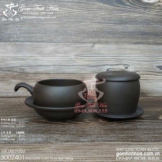 Phin cafe gốm tử sa Bát Tràng