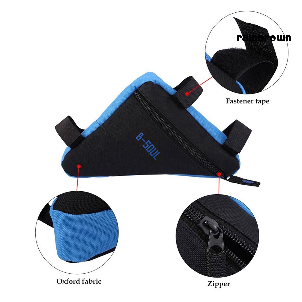 Túi Tam Giác Đựng Đồ Gắn Khung Trước Xe Đạp Tiện Lợi