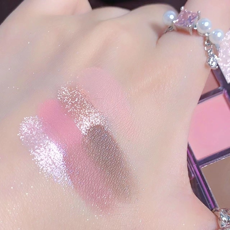 Bảng mắt 6 ô MOTY eye palette nhỏ gọn nhũ bling bling