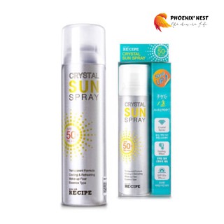 [Auth - Chính hãng] Xịt chống nắng Hàn Quốc [ RECIPE CRYSTAL SUN SPRAY SPF 50 + PA+++ ] 150ml