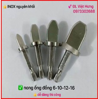 Nong ống đồng bằng khoan