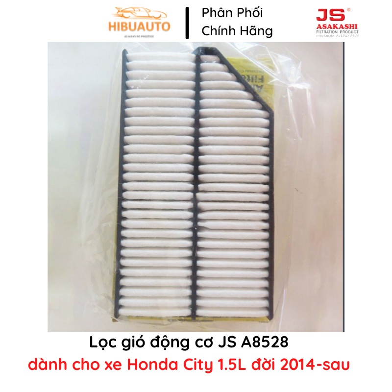 Lọc gió động cơ JS A8528 dành cho xe Honda City 1.5L đời 2014-sau... Xuất xứ Nhật