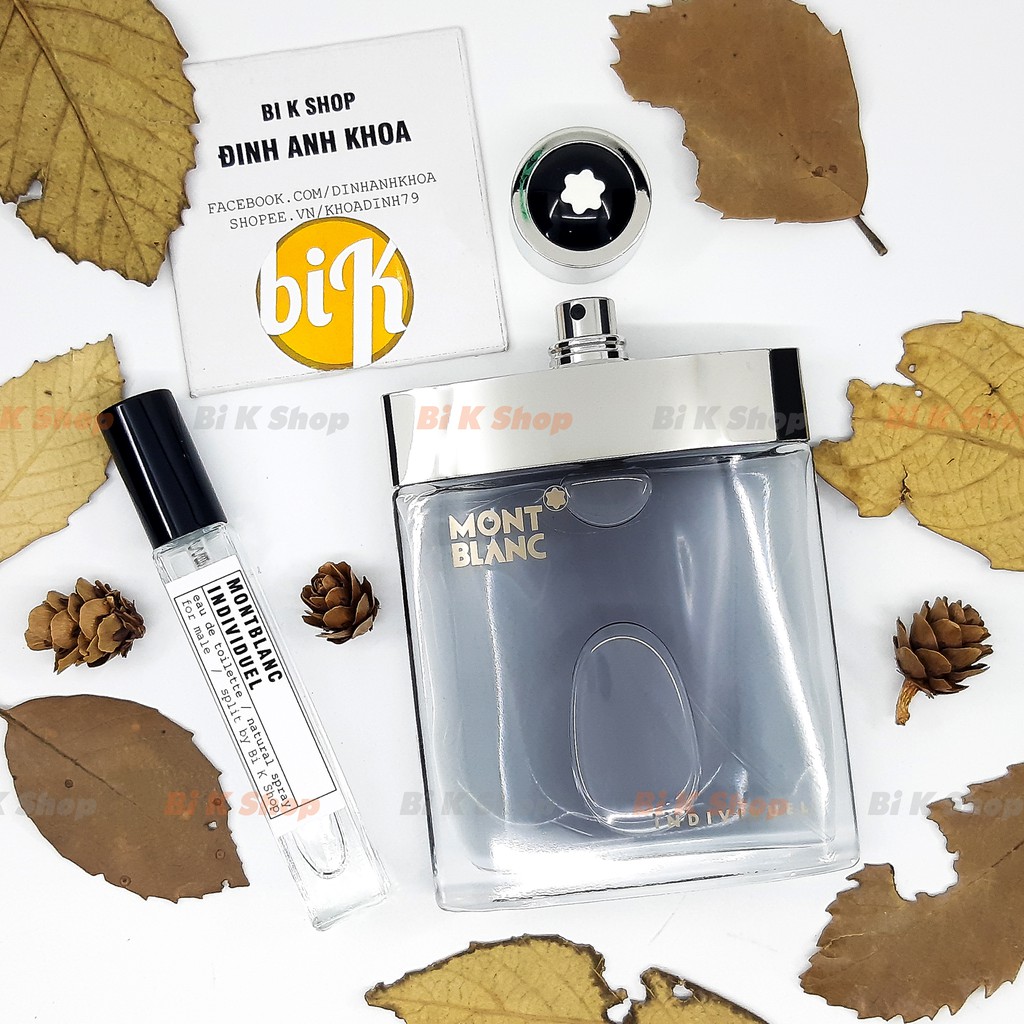 Bi K Shop - Nước hoa nam Montblanc Individuel [Mẫu thử] | BigBuy360 - bigbuy360.vn