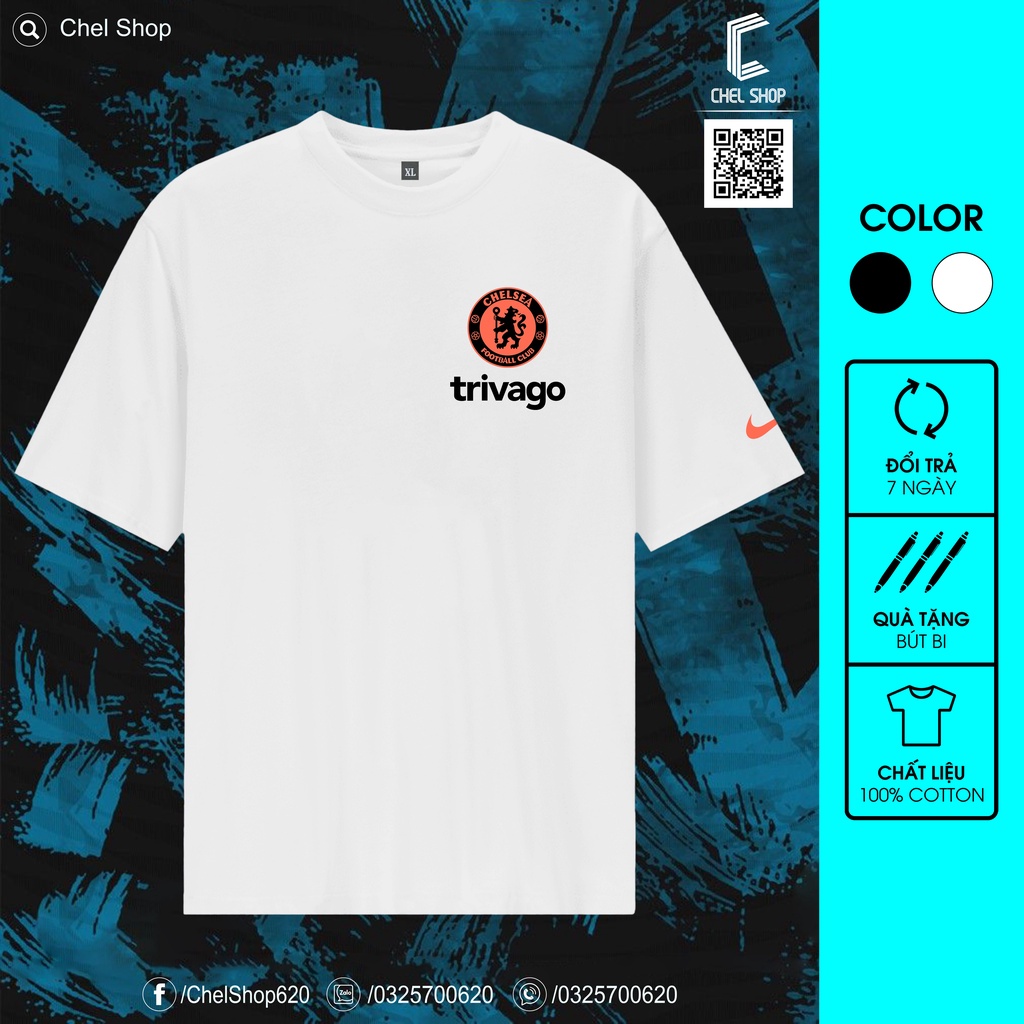 Áo thun di chuyển Chelsea cao cấp 100% cotton [ẢNH THẬT]