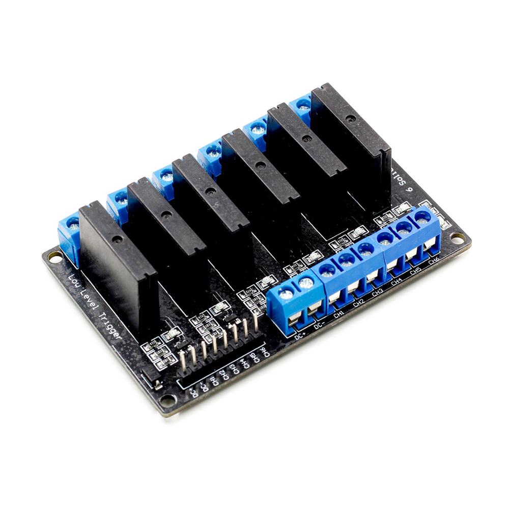 1pcs 1 2 4 6 8 Channel 3V-24V DC Relay Module Solid State Low Level SSR AVR DSP G3MB-202P Relay for Arduino