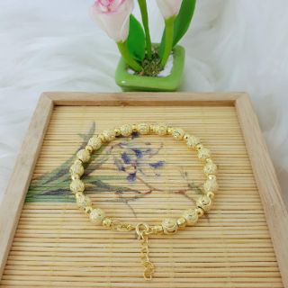 lắc tay bi bạc xi vàng