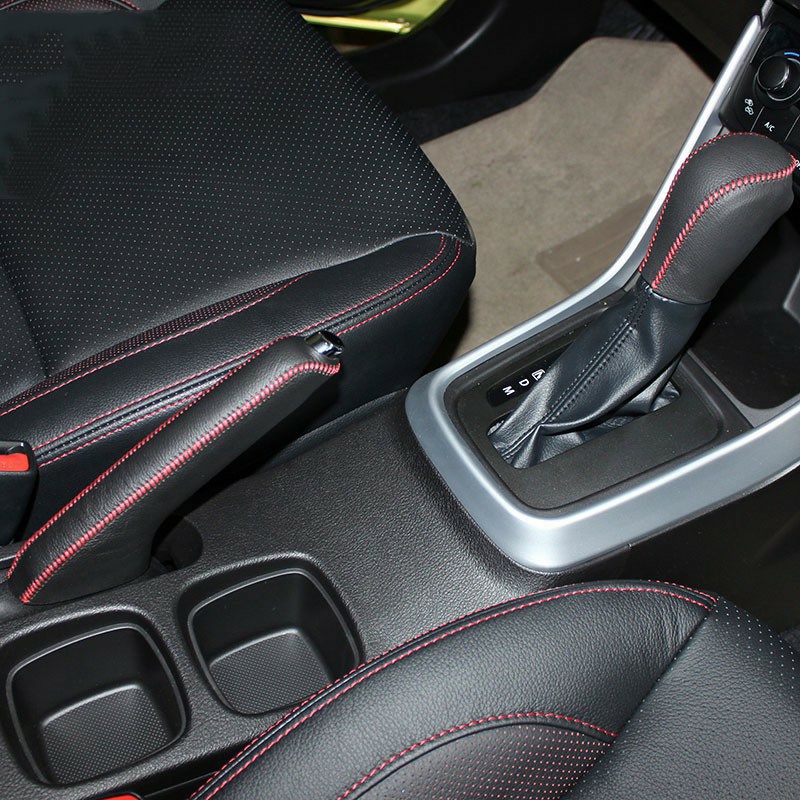 Bọc Cần Số Tay Phanh Da Thật Cho Xe Toyota Raize 2021 2022