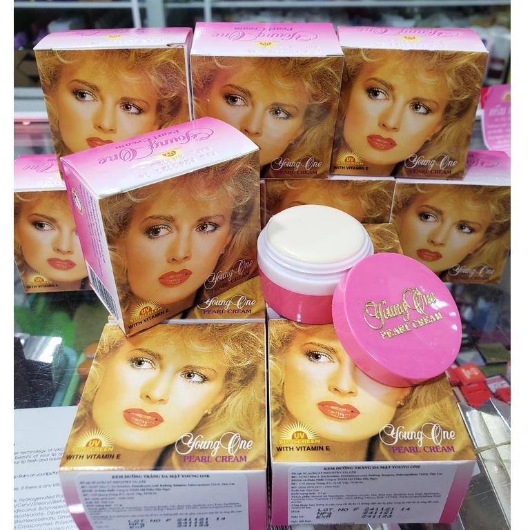 LẺ 1 HỘP Kem cô gái tóc xù YOUNG ONE Thái Lan 5g