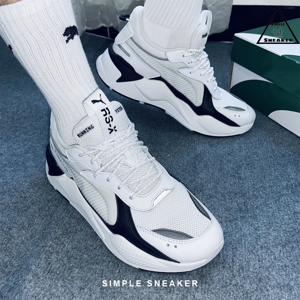 Giày Puma RS-X Core White Black Hàng Chính HãngGiày Puma RSX Sneaker Thể Thao Chuẩn Auth [36966601]