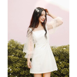 Đầm Dự Tiệc Tay Đính Ngọc