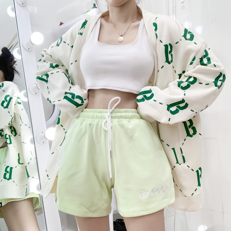 ✨CÓ SẴN✨Áo Khoác Cardigan Monogram “B” —— Vui lòg đọc mô tả SP🔥