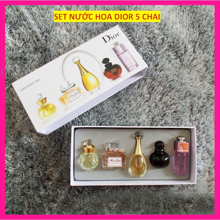 Set nước hoa D.ior 5 chai | Thế Giới Skin Care