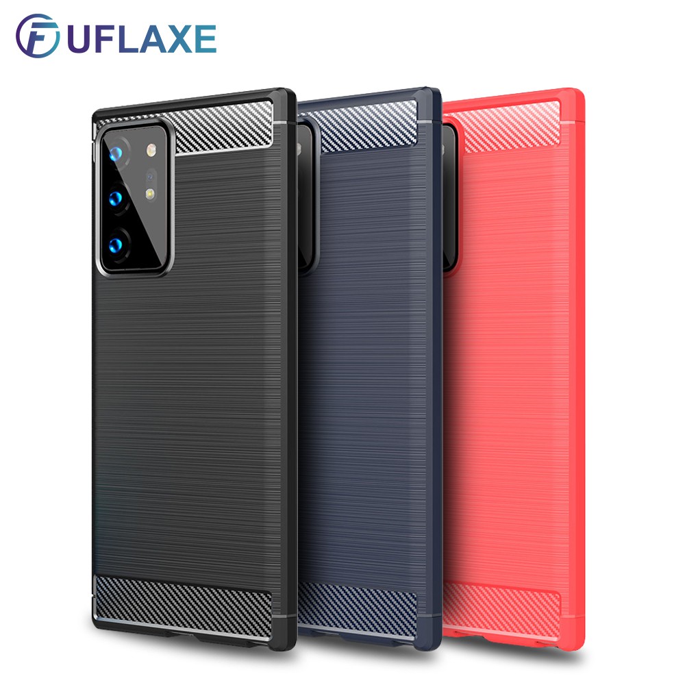 UFlaxe Ốp Điện Thoại Silicon Mềm Sang Trọng Siêu Mỏng Chống Sốc cho Samsung Note 20 Ultra 5G Galaxy Note 8 9 10 Plus Lite