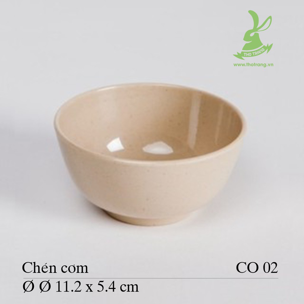 Chén cơm CO 02/ CO 11 màu nâu nhựa melamine Fataco Việt Nam