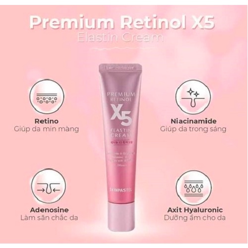 Kem Dưỡng Retinol X5 Trẻ Hoá Da Chống Lão Hóa Chống Nhăn