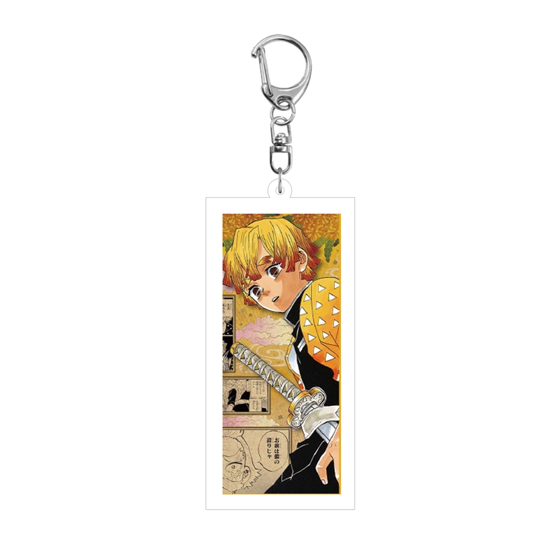 YGT 1 Pc Anime Demon Slayer: Kimetsu No Yaiba Key Chains Two-sided Keychain Cosplay Acrylic