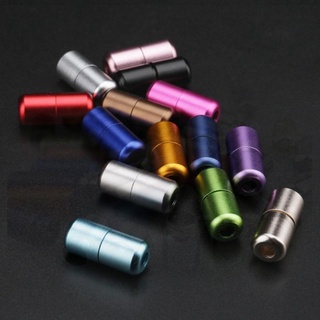 Set 2 nút khóa cho dây giày thể thao bằng hợp kim, hình tròn phù hợp với mọi loại dây - hickies