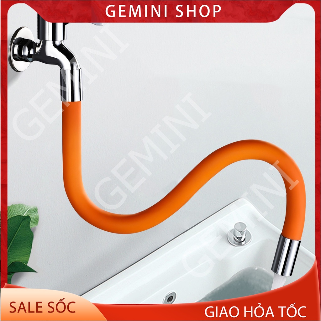 Đầu vòi nước ống nối dài tăng áp linh hoạt xoay 720° theo mọi hướng dài 50cm mã V2 GEMINI SHOP