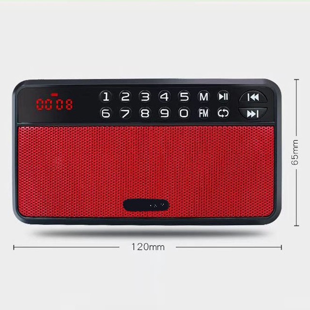 { BIG SALE } Loa Nghe Nhạc Mini Kiêm Đài Radio C-863 Hỗ Trợ Thẻ Nhớ, USB, FM Thiết Kế Nhỏ Gọn Tiện Lợi